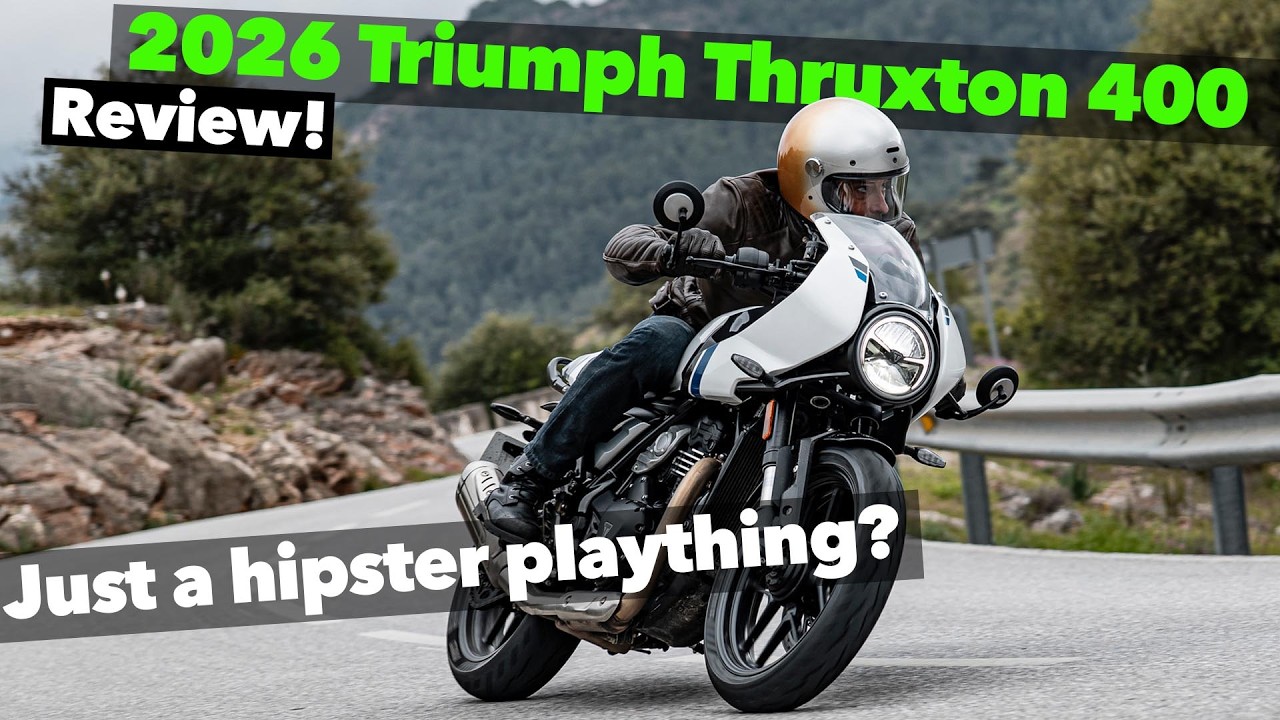 Recenzja motocykla Triumph Thruxton 400 z 2026 r. | Thruxton tylko z nazwy?