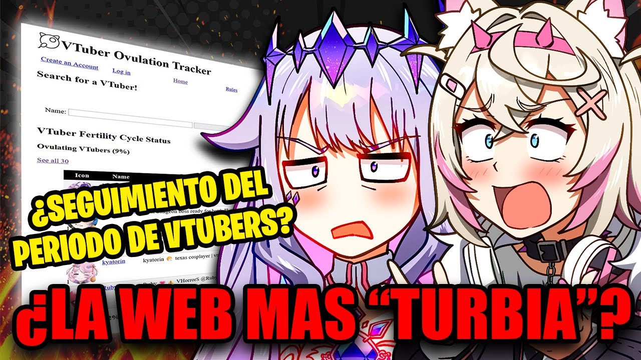¿WEB que hace SEGUMIENTO del PERIODO de las VTUBERS? ¿QUE?