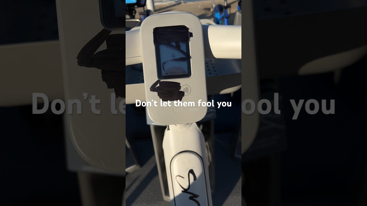 Citibike public shared bikes, blocked QR code #citibike #eletricbike #shorts