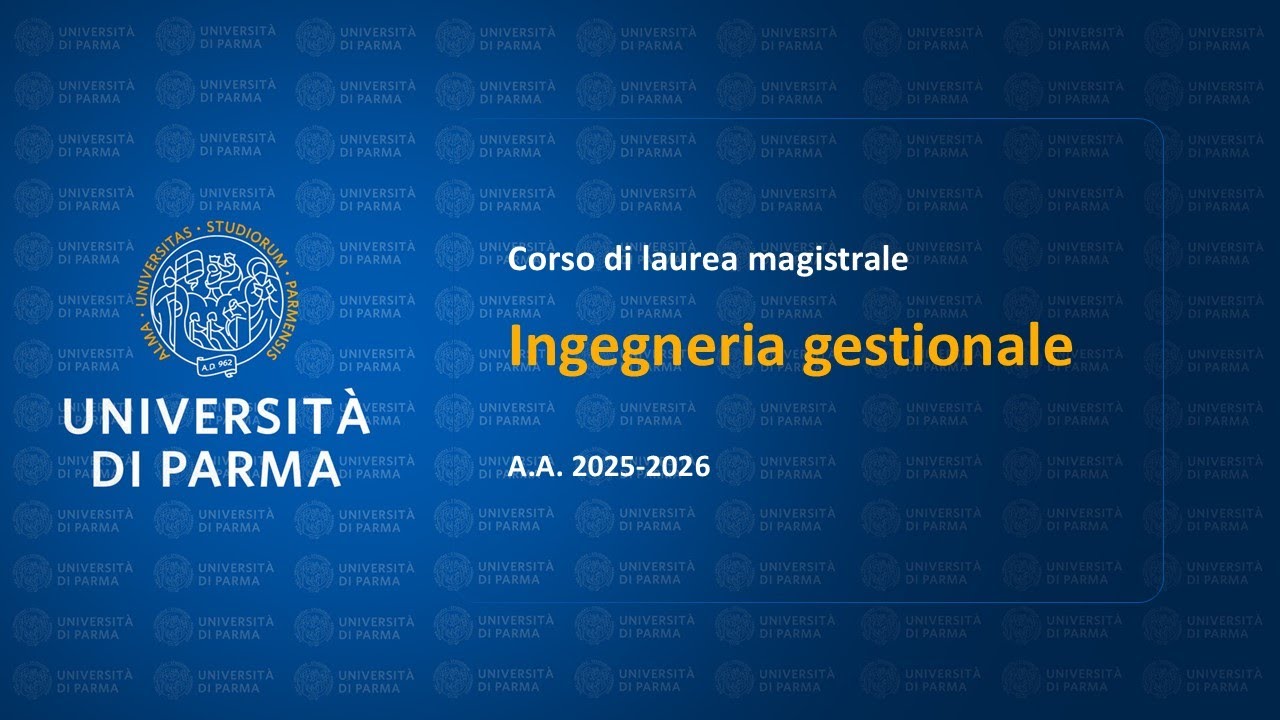 Corso di laurea magistrale in 
