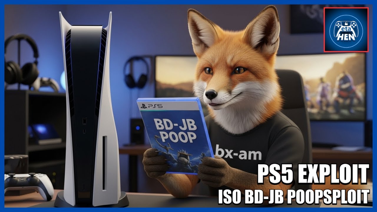 DESBLOQUEIO DO PS5 12.00 PODERÁ SER PELO BD-JB POOPSPLOIT