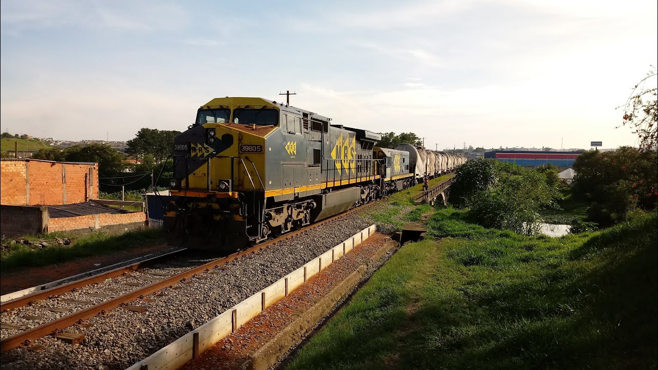 Carga Geral chegando e manobrando na alça de Manoel Feio (MRS Logística)