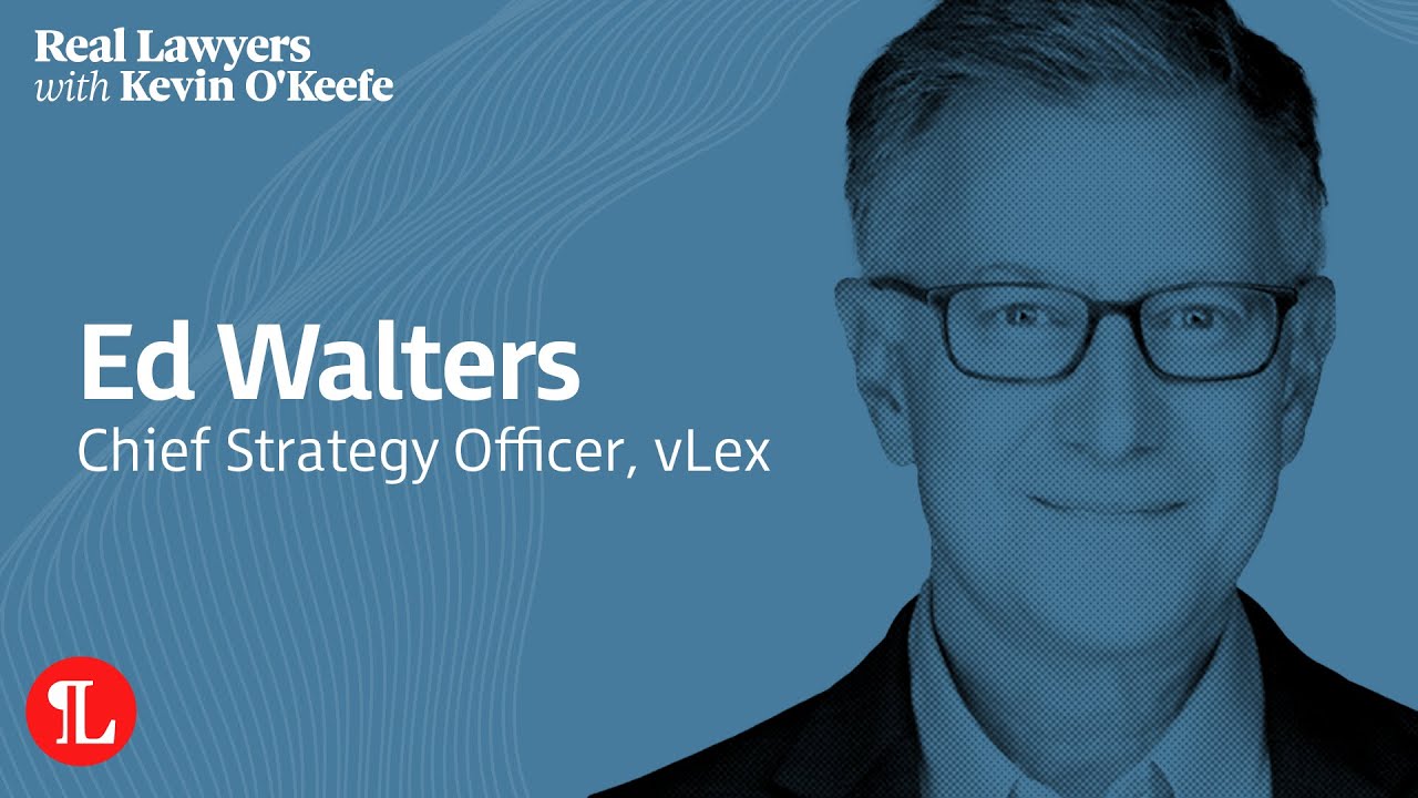 vLex's Ed Walters on Blogs as Secondary Law, the Future of AI in Legal and ClioCon 2025