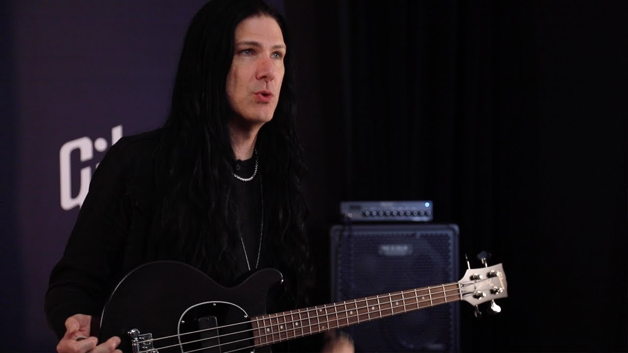 Todd Kerns of Slash & The Conspirators Demos The Gibson Les Paul Junior Tribute DC Bass