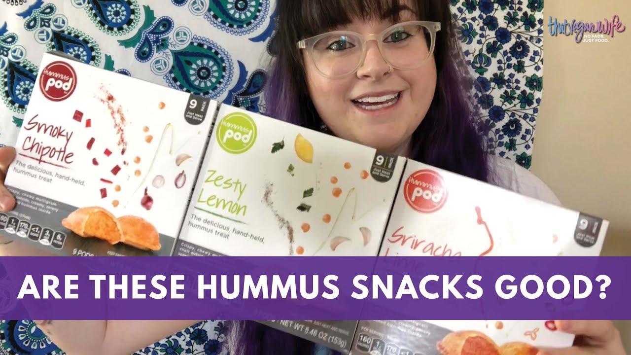 Vegan Snack Review: Hummus Pods | ThatVeganWife
