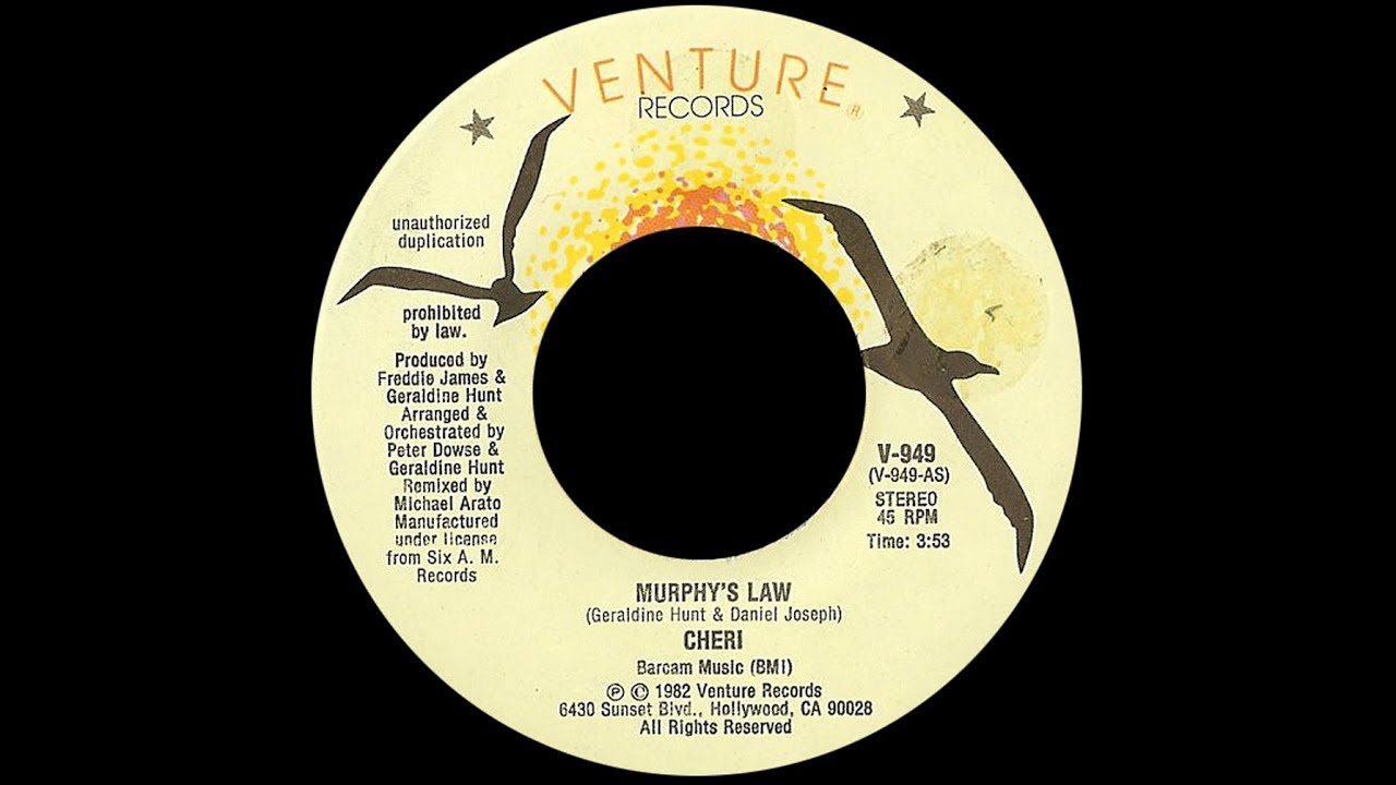 Cheri ~ Murphy's Law 1982 Disco Purrfection Version