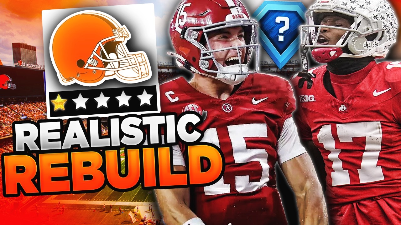 Browns Draft Ty Simpson & Carnell Tate | Madden 26 Cleveland Browns Realistic Rebuild