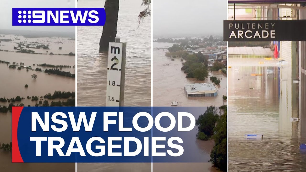 Three dead, one missing in NSW Mid North Coast flooding | 9 News Australia