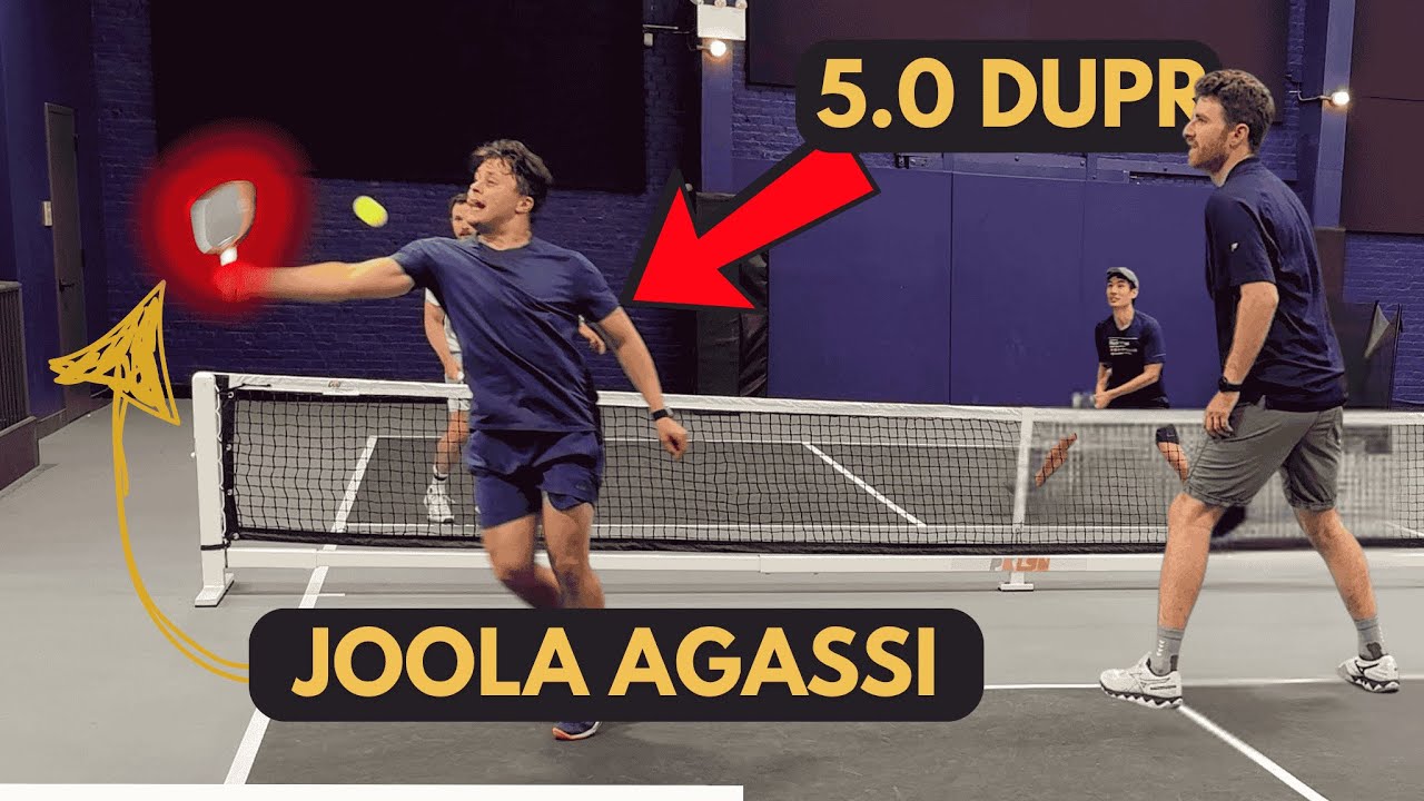 Joola Agassi Destroying Balls for 5 Minutes