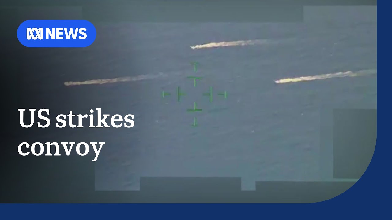 US military launches fresh strikes on alleged drug-smuggling convoy | ABC NEWS