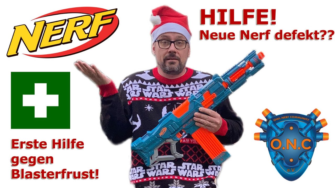 Nerf zu Weihnachten kaputt? Erste Hilfe, Tipps und Tricks!