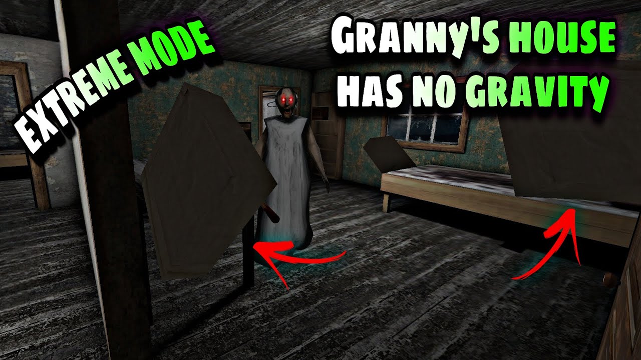 Granny's House has no Gravity | Granny v1.8 Full Gameplay