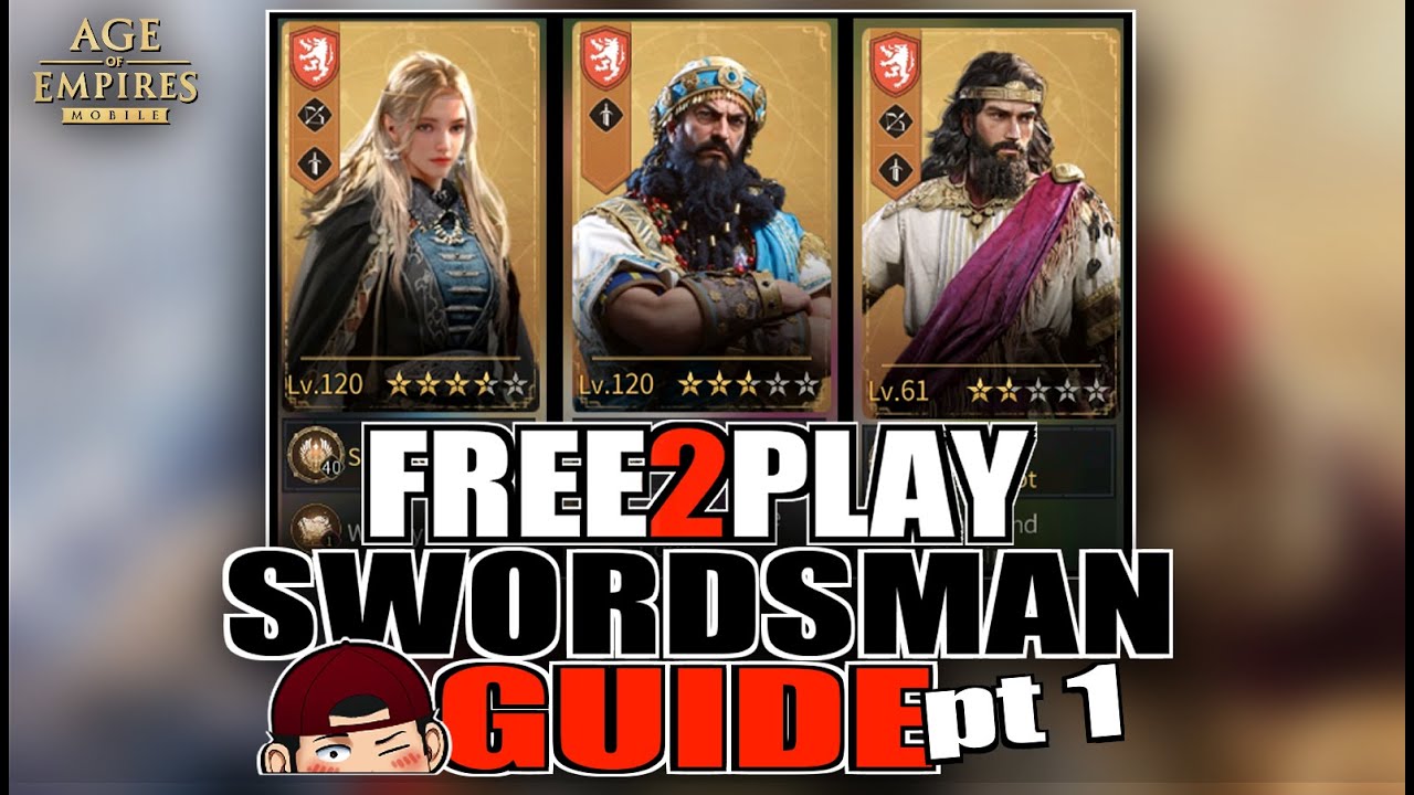 F2P Swordsman Hero GUIDE Part 1 | Age of Empires Mobile | AoEM #ageofempiresmobile #aoemobile #AoEM