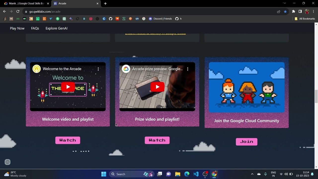 Arcade Facilitator Program Points System Explanation