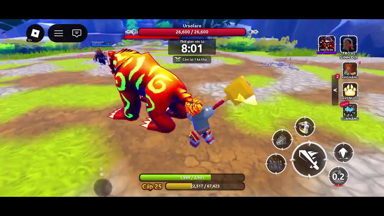 Xin chào các bạn mình đã đăng video Roblox, trò chơi tên là dungeon heroes 