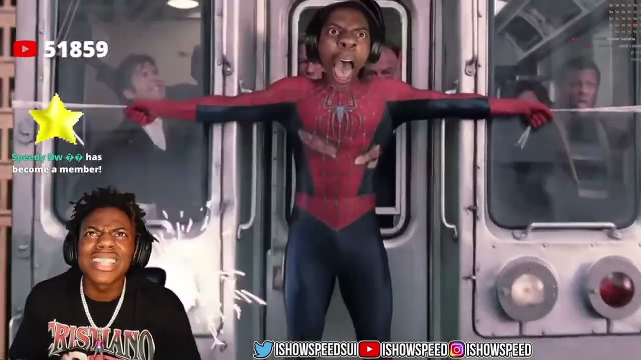 IShowSpeed Reacts To If Speed Was In Spiderman 2😂😂