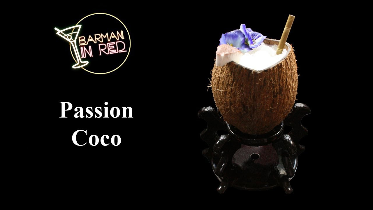 Como hacer el cóctel PASSION COCO 🥥
