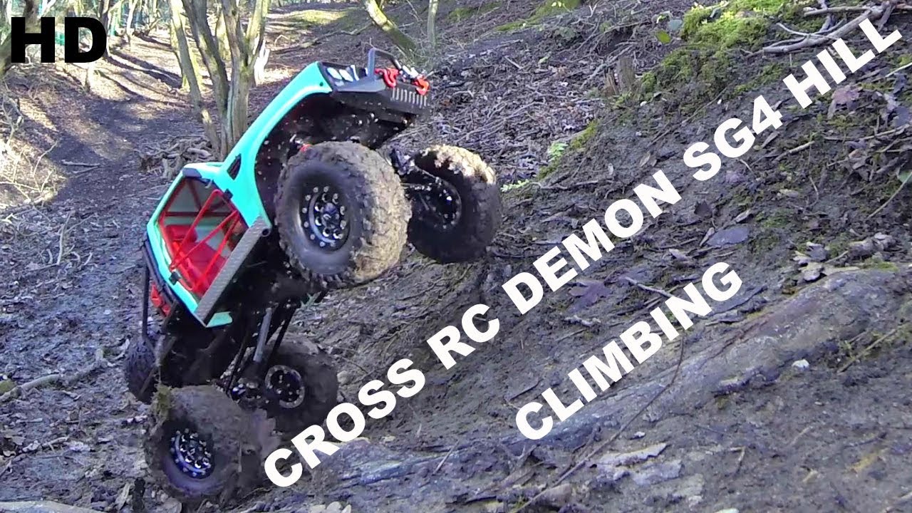 CROSS RC SG4 DEMON SCALE CRAWLER-HILL CLIMBING TEST