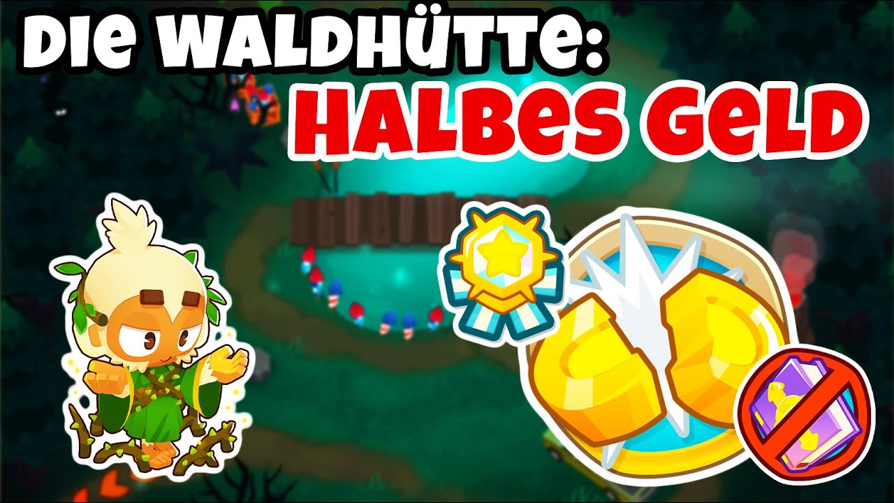 Die Waldhütte: halbes Geld - ohne Affenwissen (The Cabin) [#BloonsTD6]
