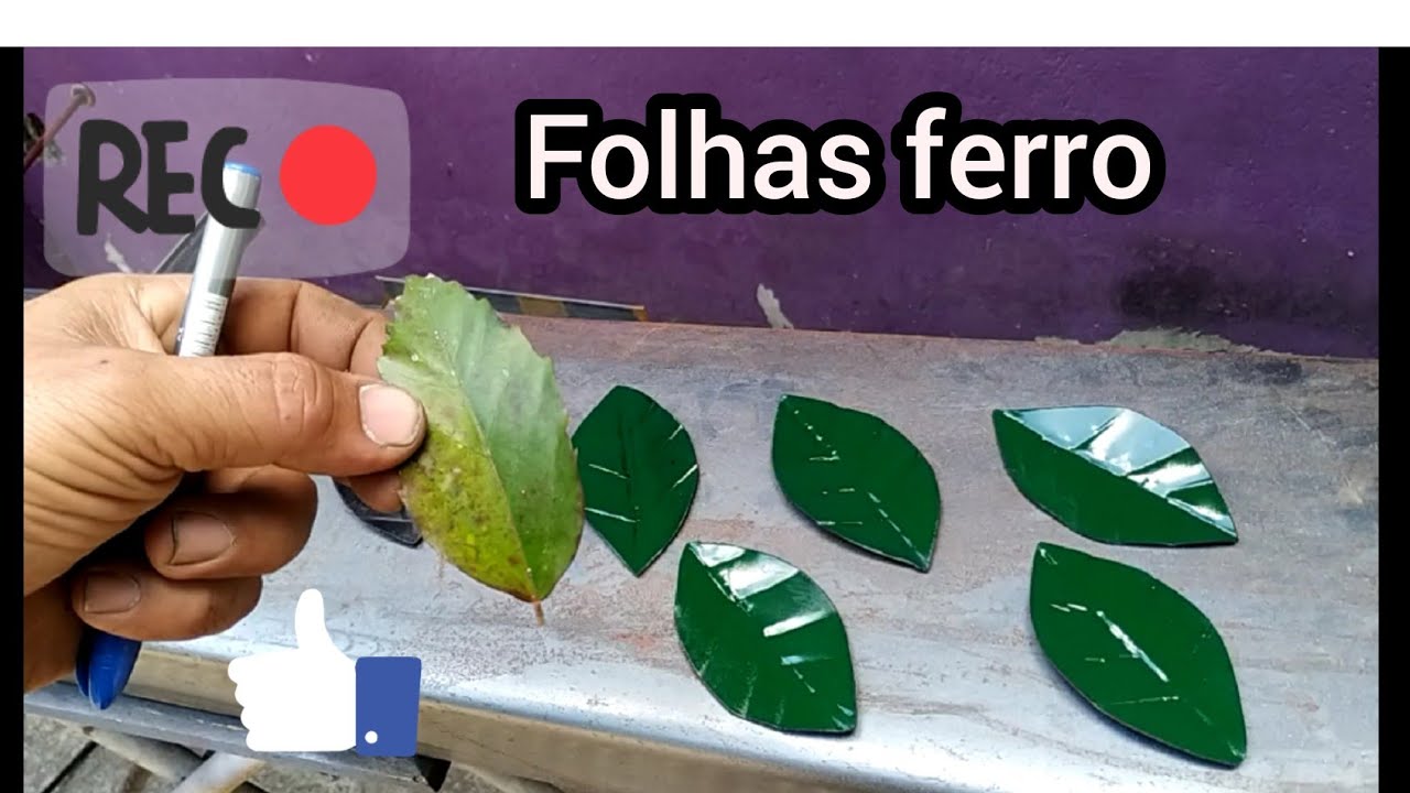 Como fazer folha de ferro modo muito fácil.