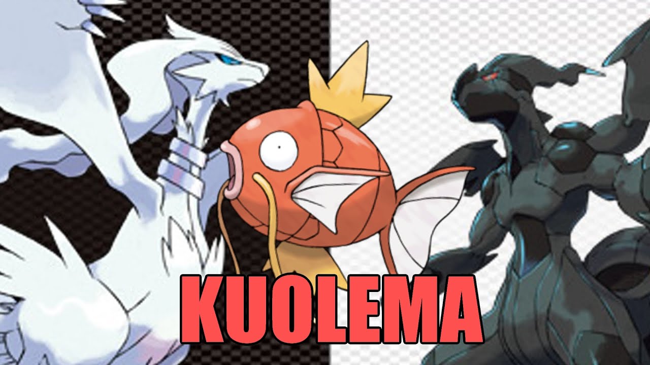 POKEMON MUSTA, VALKOINEN SIELU KUOLEMA