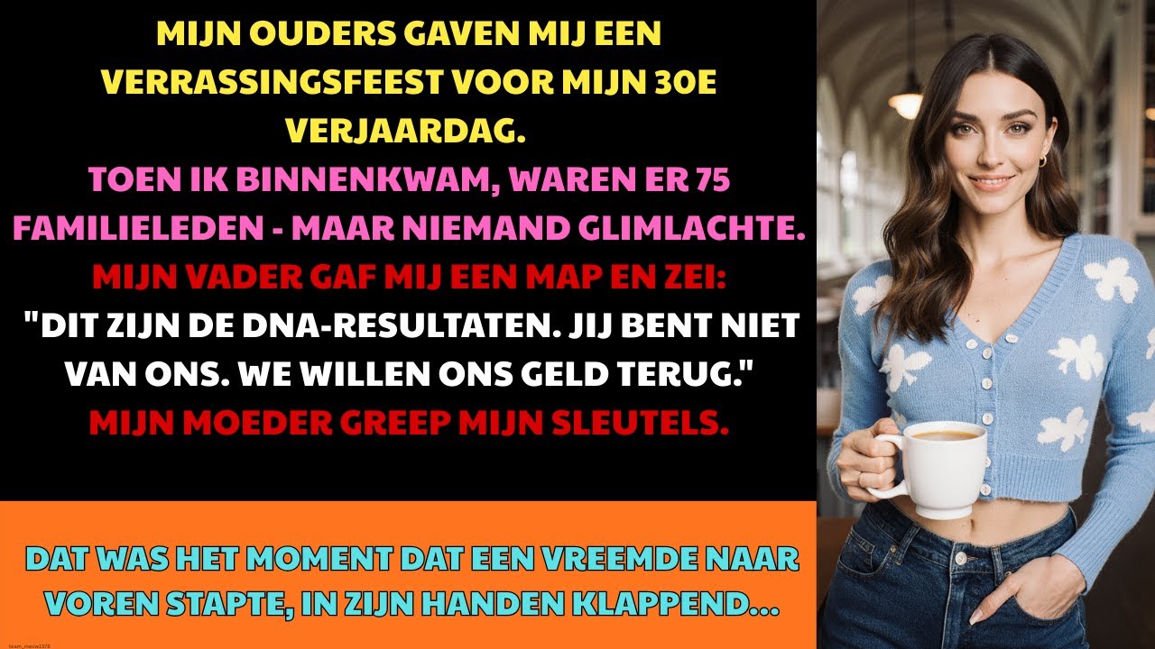 Mijn ouders vernederden mij op mijn 30e verjaardag met DNA-resultaten-ze verwachtten niet wie opdook