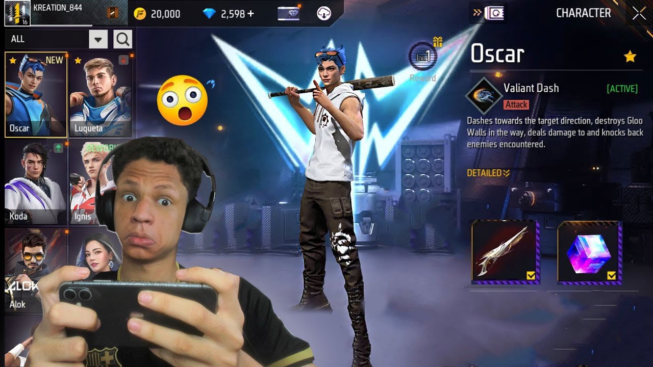 JOGUEI A NOVA ATUALIZAÇÃO DO FREE FIRE DE 2025!