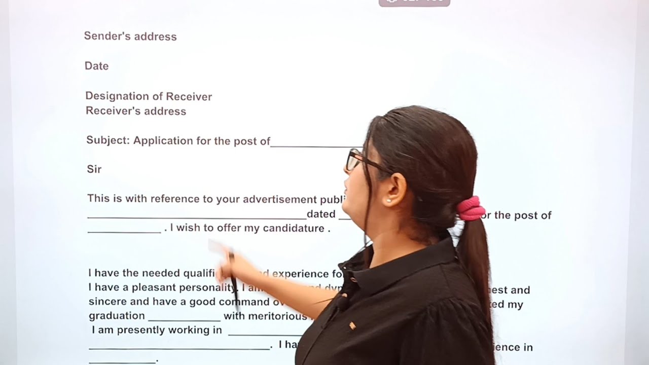 Job application class 12
