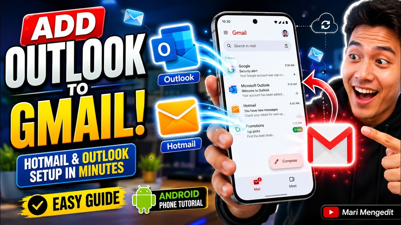 Как добавить почту Outlook или Hotmail в приложение Gmail на Android (простое руководство)