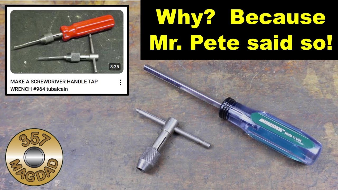 Screwdriver Handle Tap Wrench @mrpete222