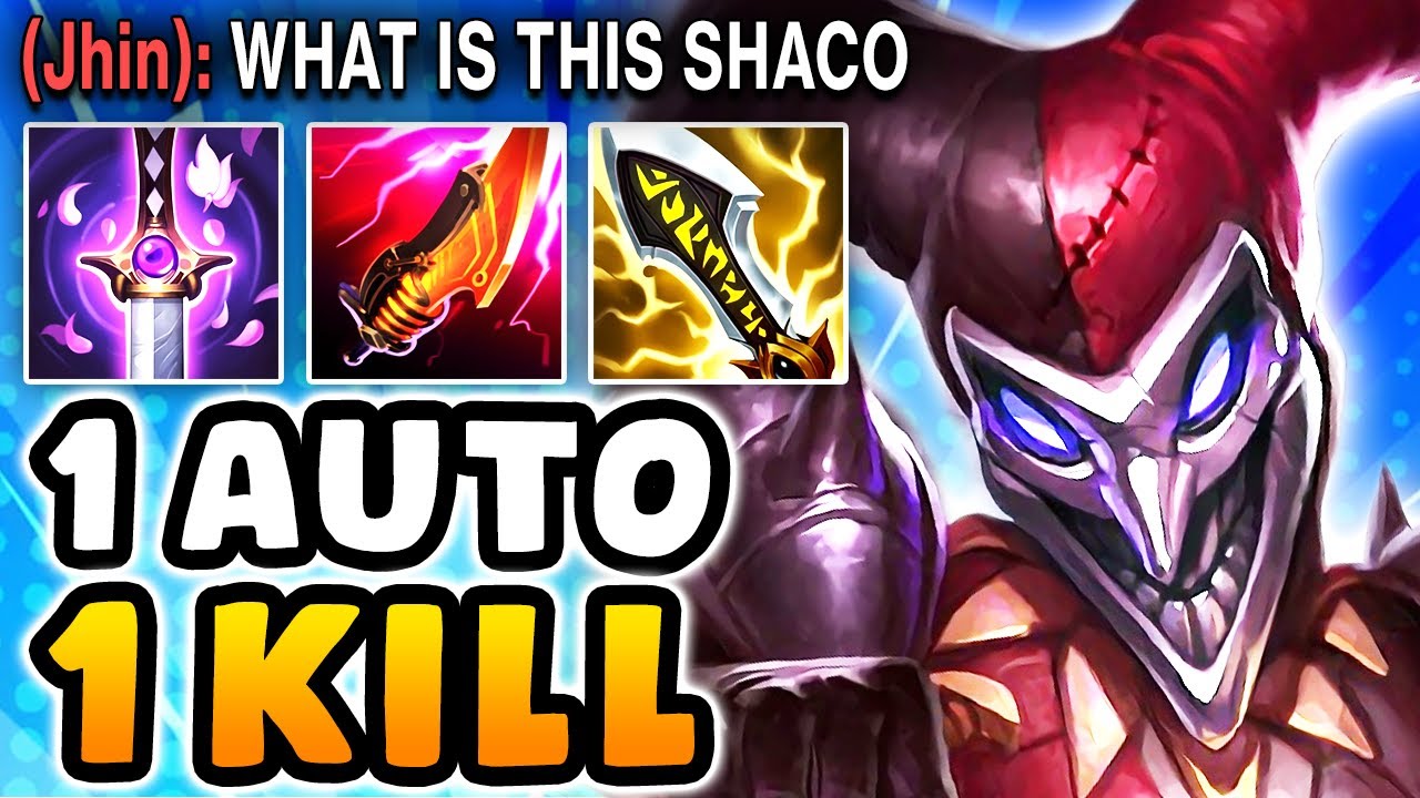 SHACO JUNGLE 1 SHOTS ARE BACK!!! (NEW BUILD, 25 KILLS)