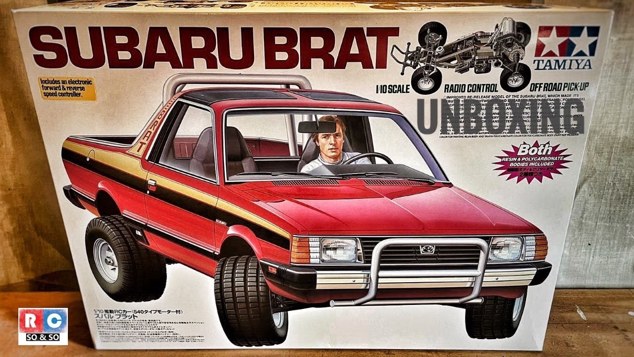 Tamiya Subaru Brat Unboxing - Why did Tamiya choose this model?