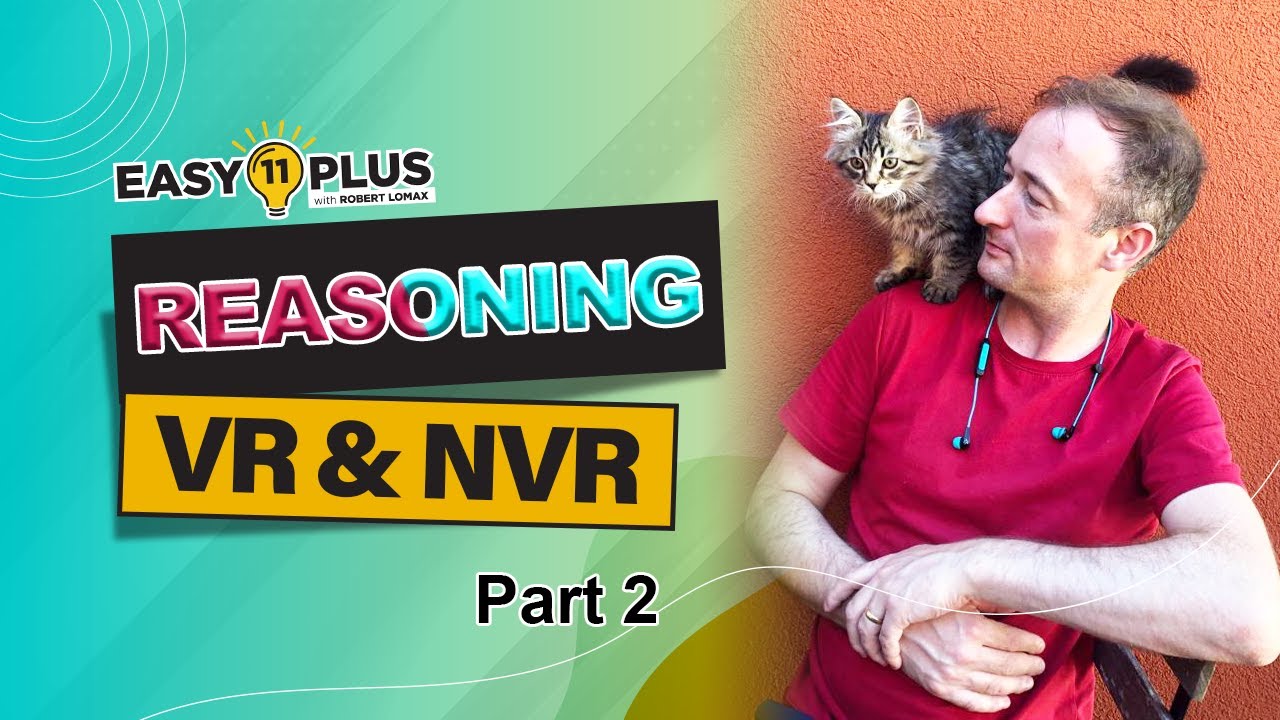 11 Plus Reasoning | VR & NVR | We solve a paper together! | Easy 11 Plus LIVE 82