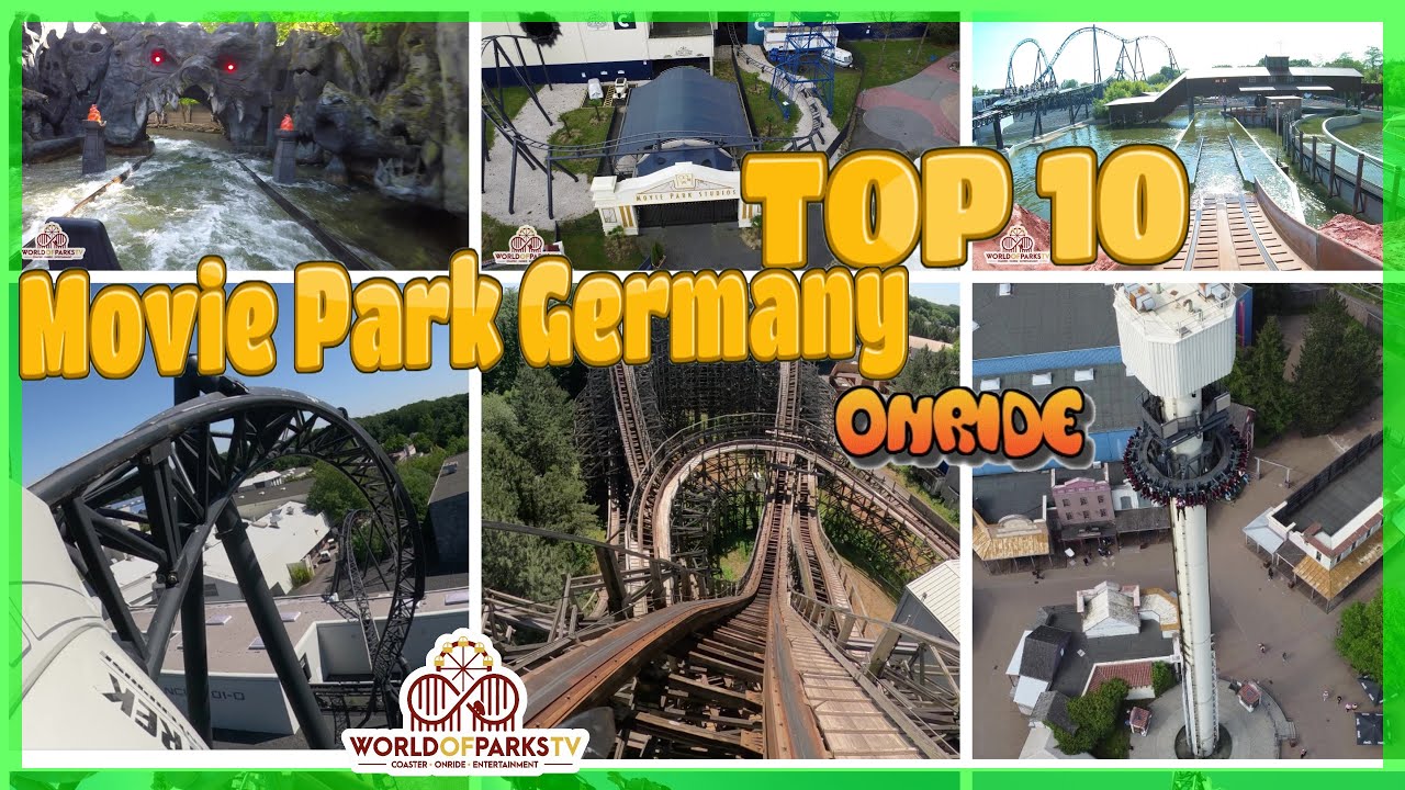 TOP 10 Fahrgeschäfte & Achterbahnen im Movie Park Germany Onride (POV) Movie Park Star Trek Bandit