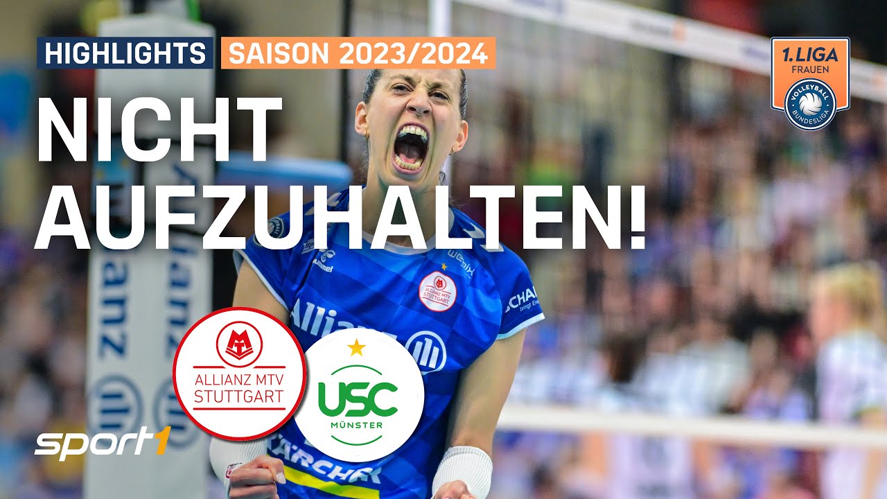 Stuttgart &uuml;berzeugt in den Playoffs 🔥 | Match Highlights | 1. Volleyball Bundesliga Frauen