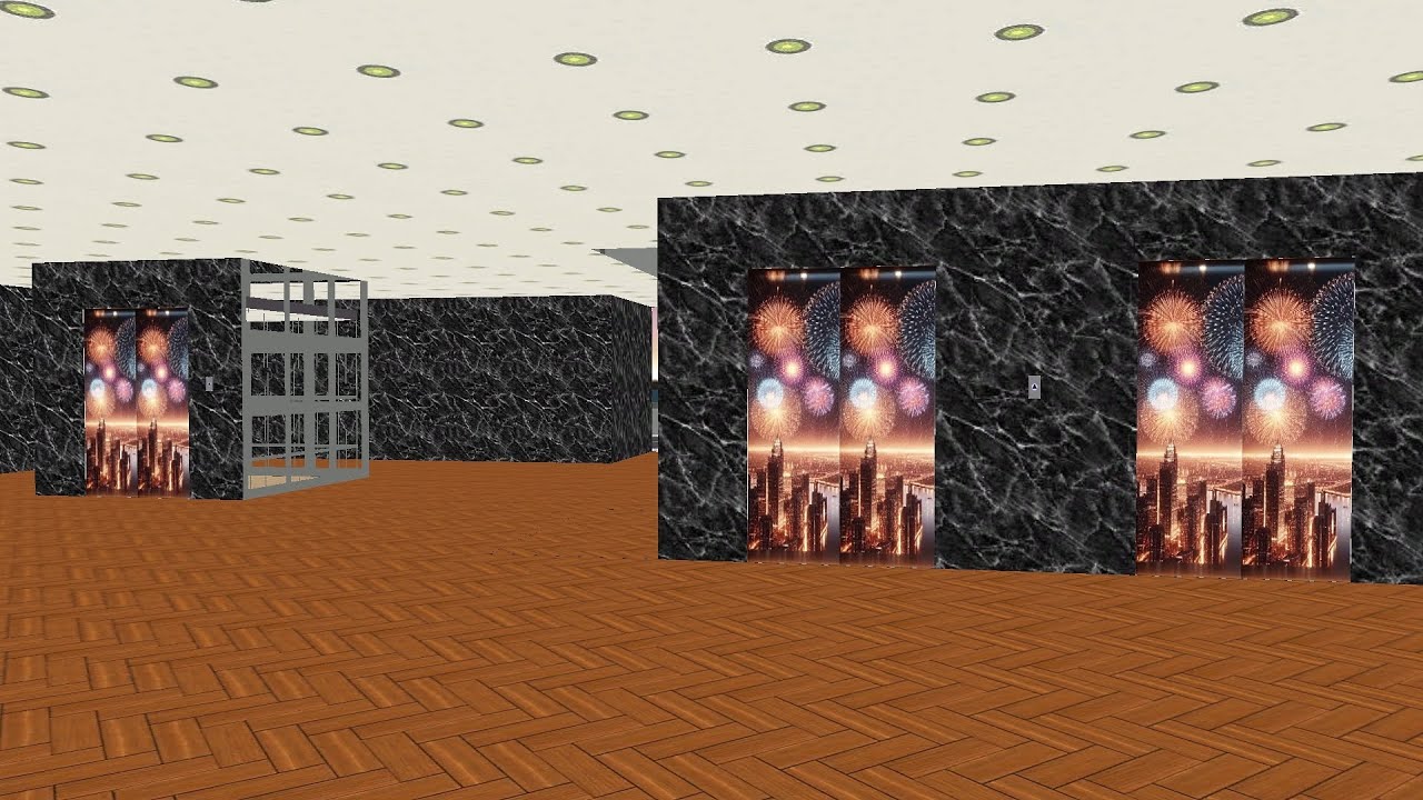 Skyscrapersim , City - New Fireworks Doors