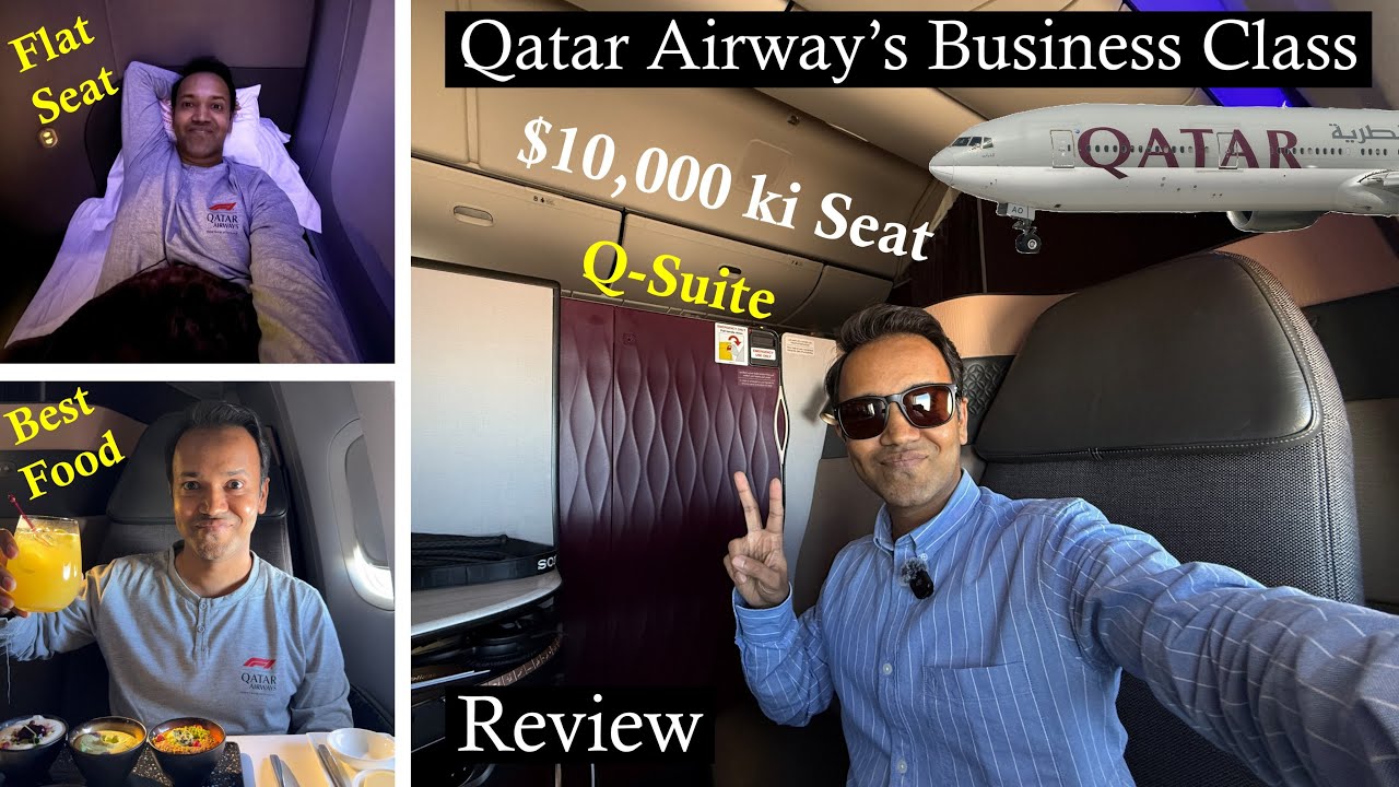 $10,000 Qatar Airways Q-Suite Experience ✈️ | Is World’s Best Business Class Worth It?