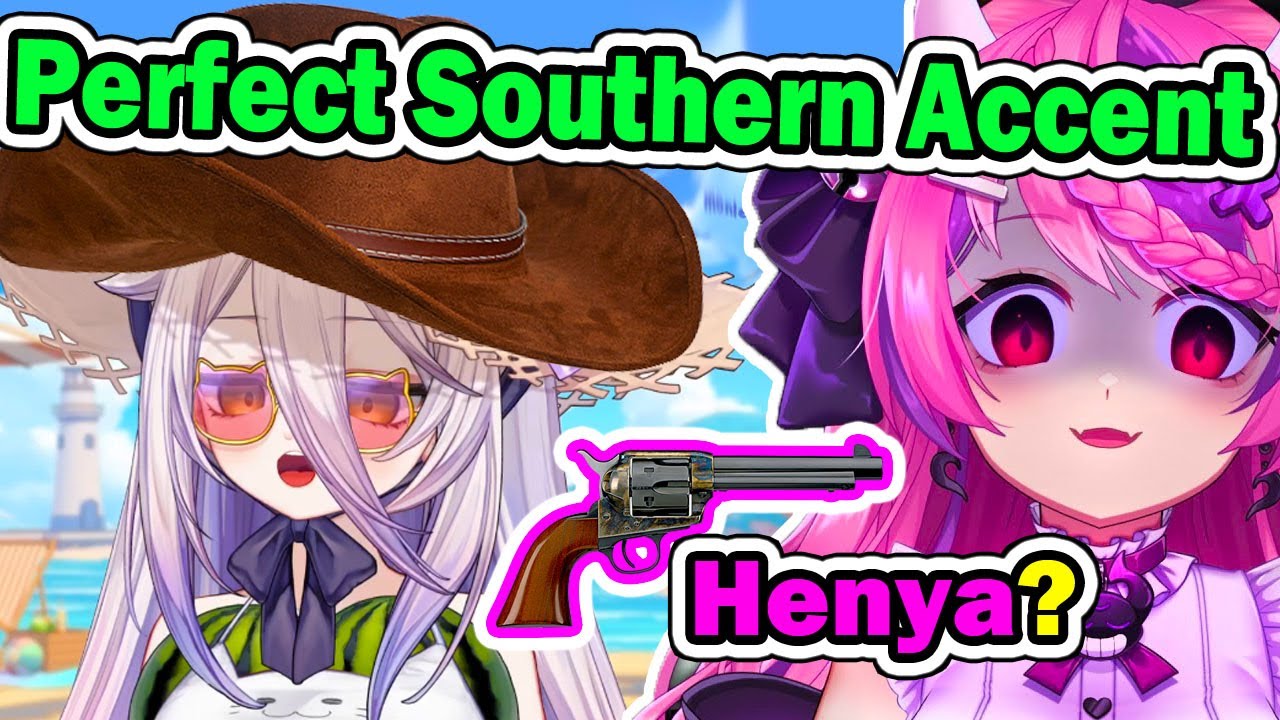 Ironmouse Loses it to Henya Speak Perfect Southern Accent