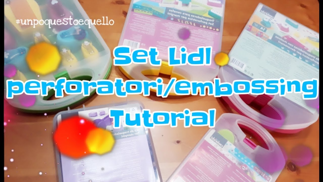 COME SI USA: perforatori LINEARI LIDL BORDER PUNCH Tutorial