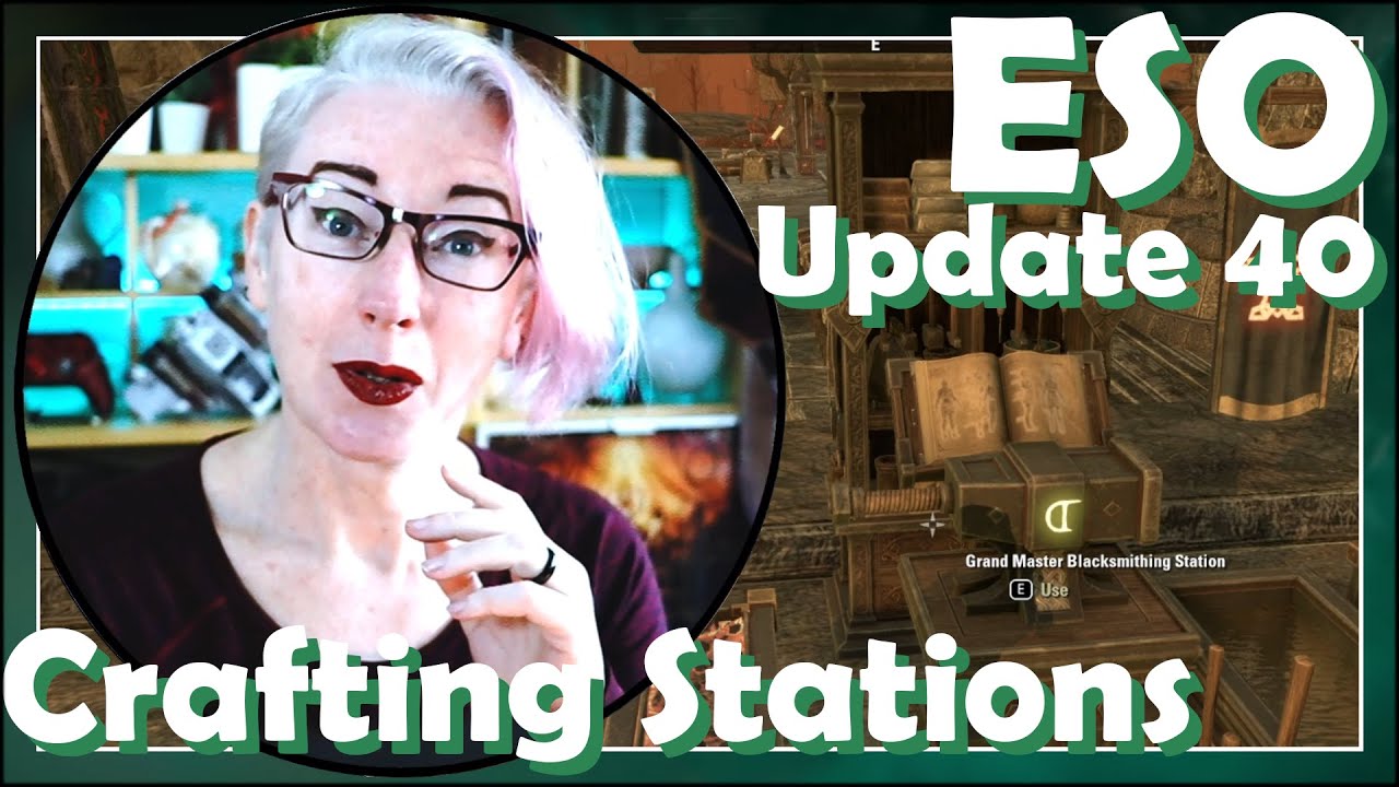 Grand Master Crafting Stations!🏡 ESO Housing 📓 ESO Update 40 | Icy Talks #ESO #Necrom