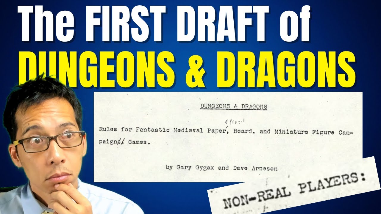 Top 10 Fascinating Things in THE FIRST DRAFT of D&D from 1973!