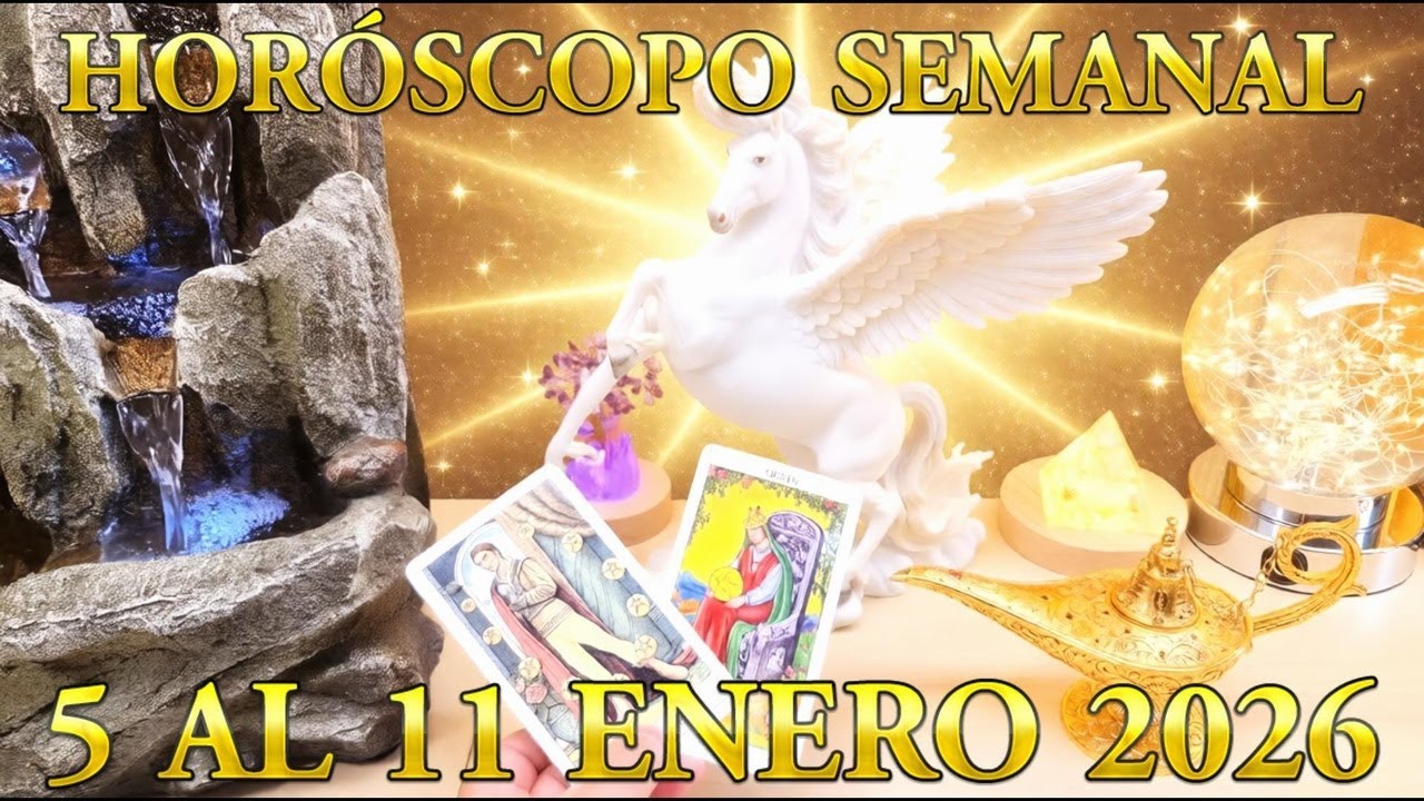 HOROSCOPO SEMANAL 5 AL 11 ENERO 2026 Adem&aacute;s conoce tu n&uacute;mero de la suerte