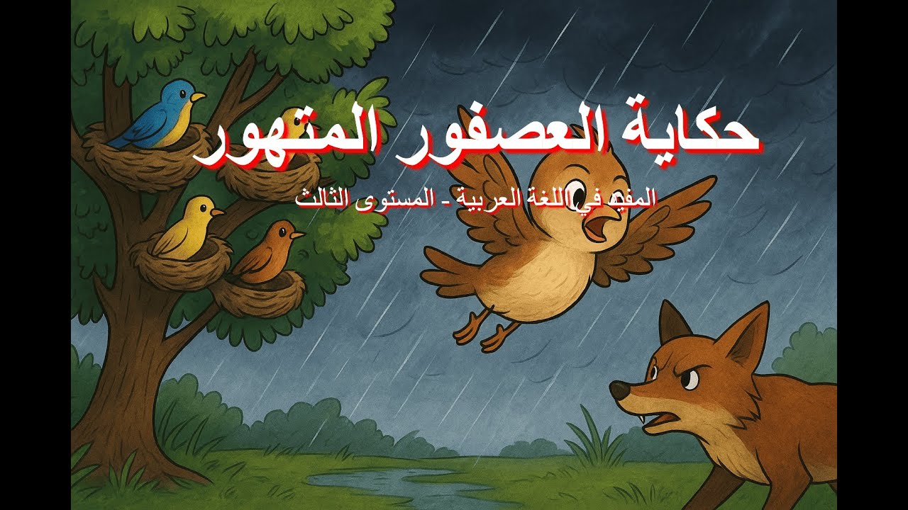 حكاية العصفور المتهور - المفيد في اللغة العربية - المستوى الثالث