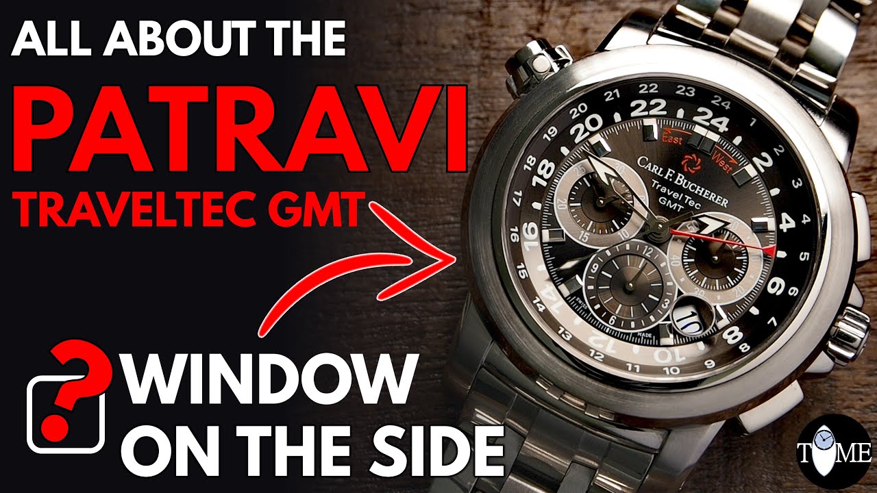 Carl F. Bucherer PATRAVI TravelTec GMT | TiME for a triple timezone chrono & patented GMT function