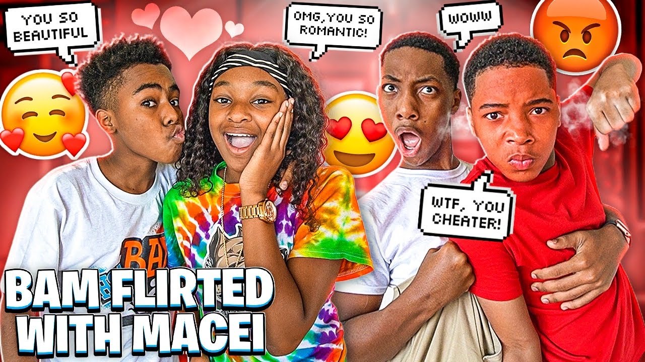 BAM FLIRTED WITH MACEI INFRONT OF MYKEL!!💔