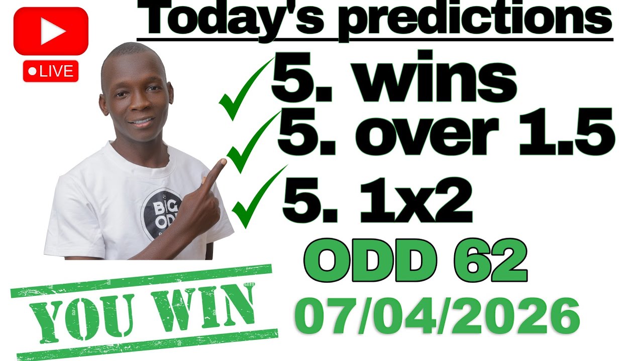 5 SURE WINS  BETTING TIPS 07/APRIL/2026 SOCCER PREDICTIONS TODAY | BETTING TIPS, #footballprediction