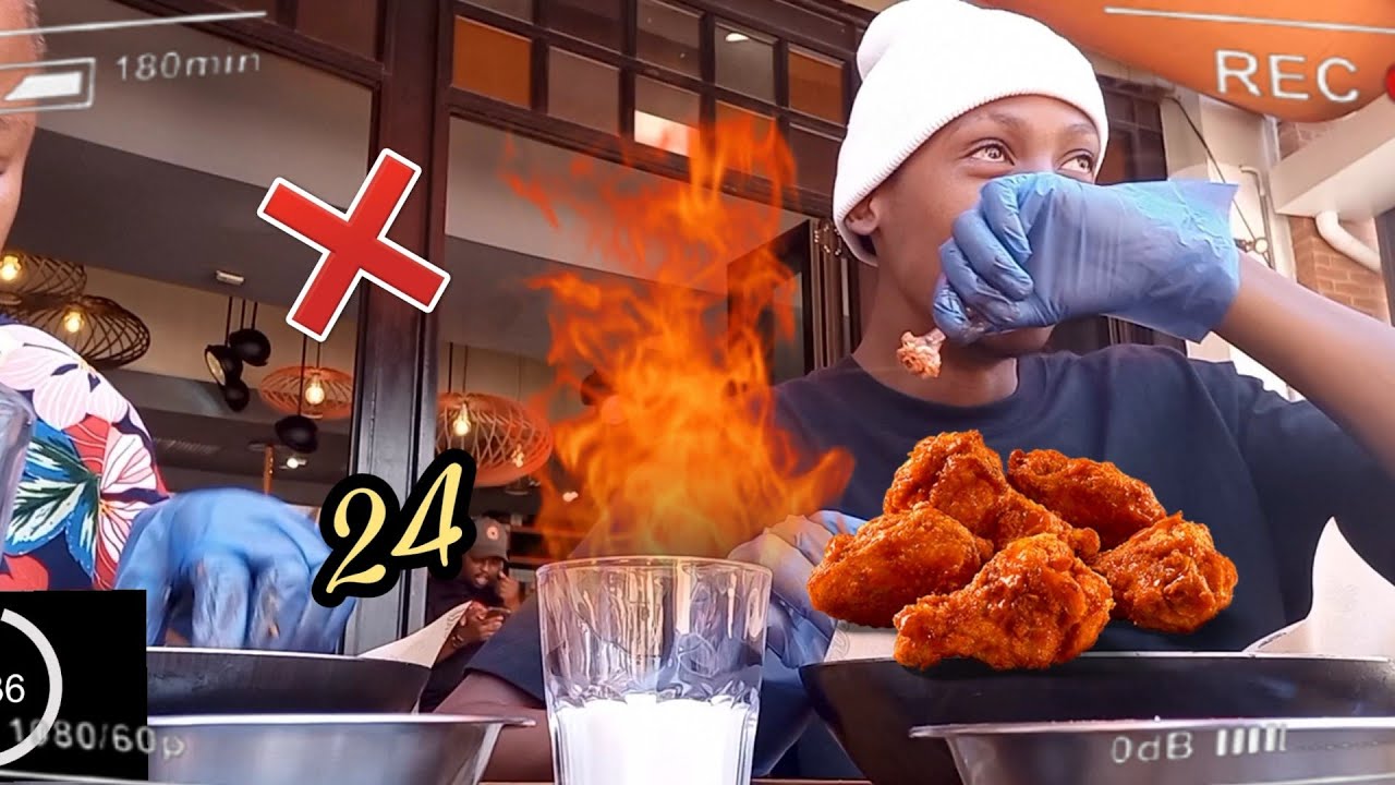 24 Spicy Wings Challenge at Rocomamas ends badly🔥🍗 || Food Kings with King K Episode 1