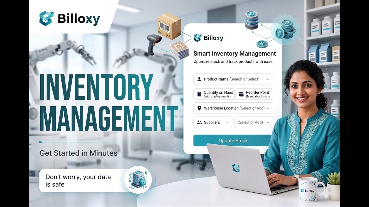 Billoxy Tutorial | Inventory Management | Stock Tracking Made Easy