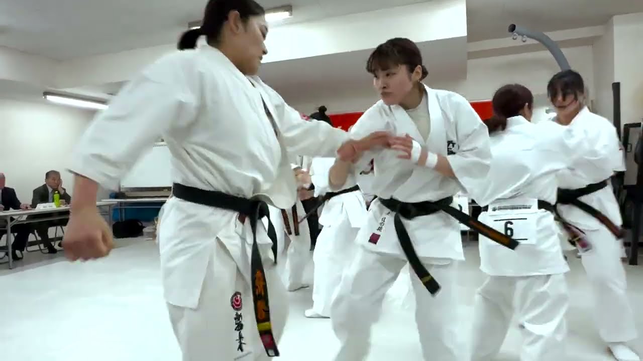 【新極真会　空手】2025年JKO昇段審査会　井上ほの花　10人組手　SHINKYOKUSHINKAI KARATE