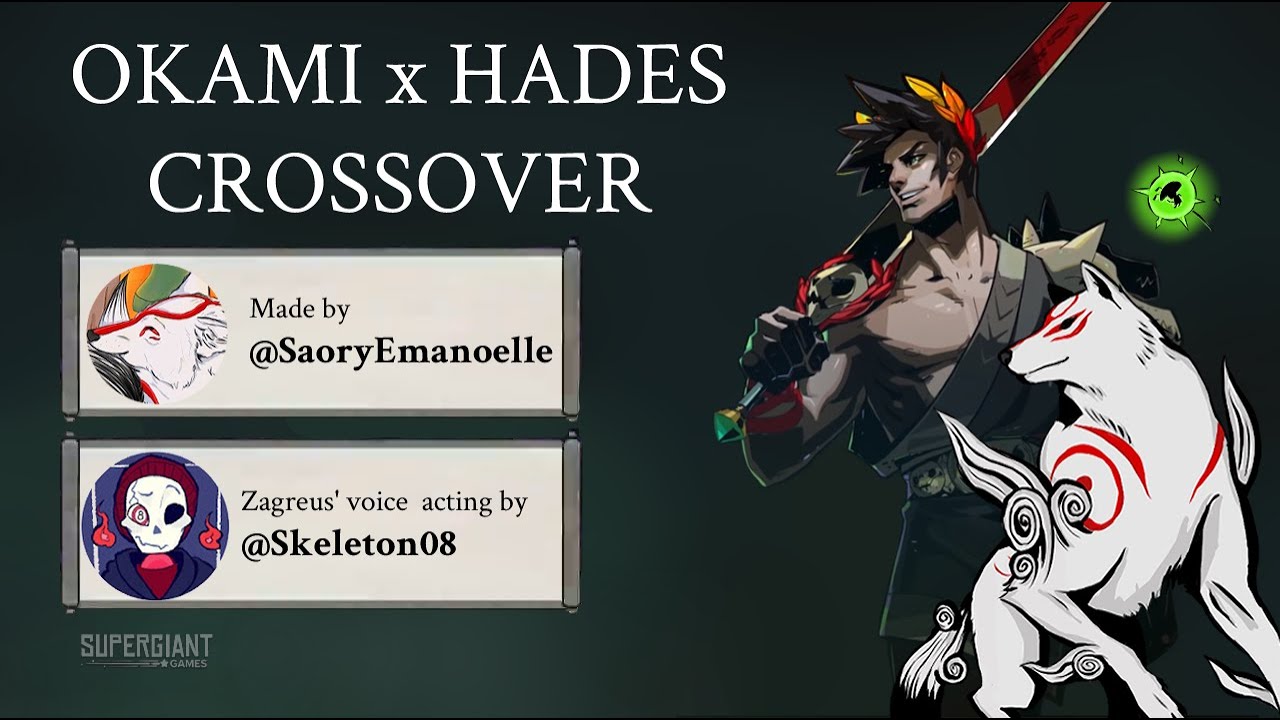 Zagreus meets Amaterasu (Hades x Okami Crossover)